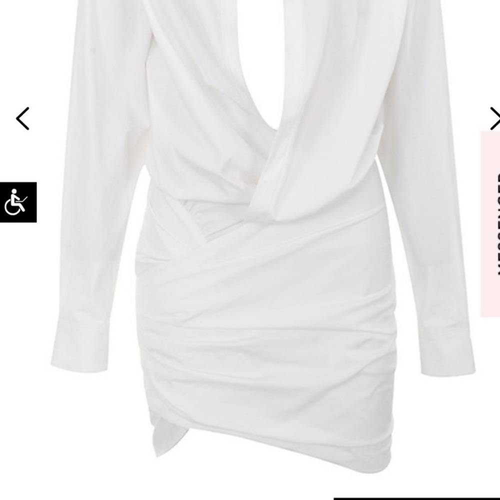 House of CB white long sleeve dress white - Picture 2 of 6